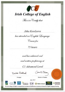 Irish College of English